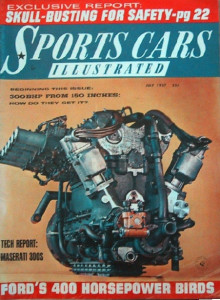 SPORTS CARS ILLUSTRATED 1957 JULY - HAWK, T-BIRD RACER*